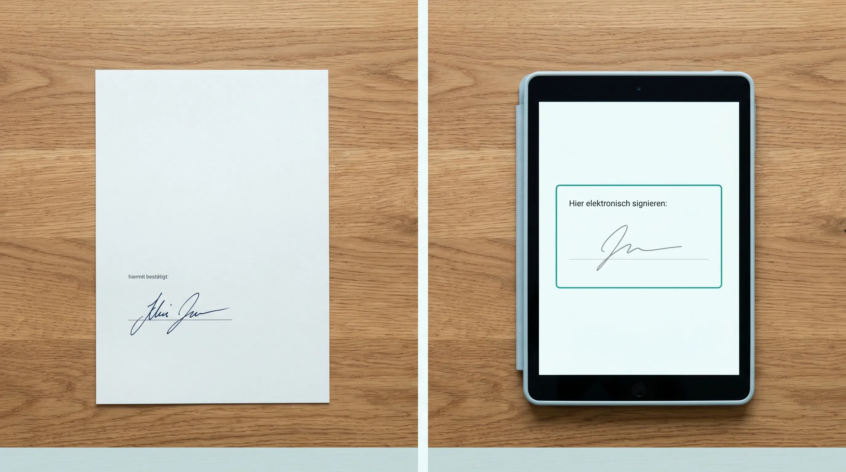 Digitale Wohnungsübergabe: Wie rechtssicher ist die elektronische Signatur im Vergleich zur Papierform?