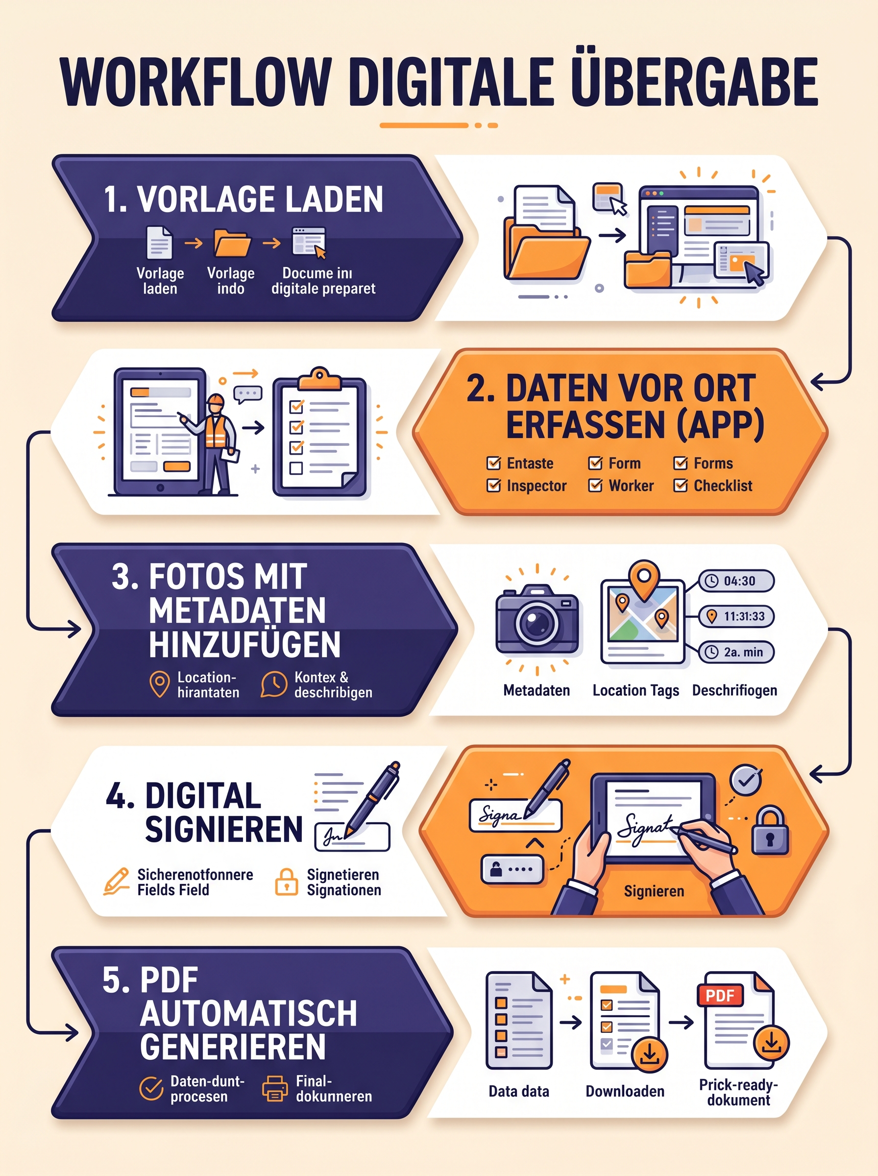 Workflow Digitale Übergabe